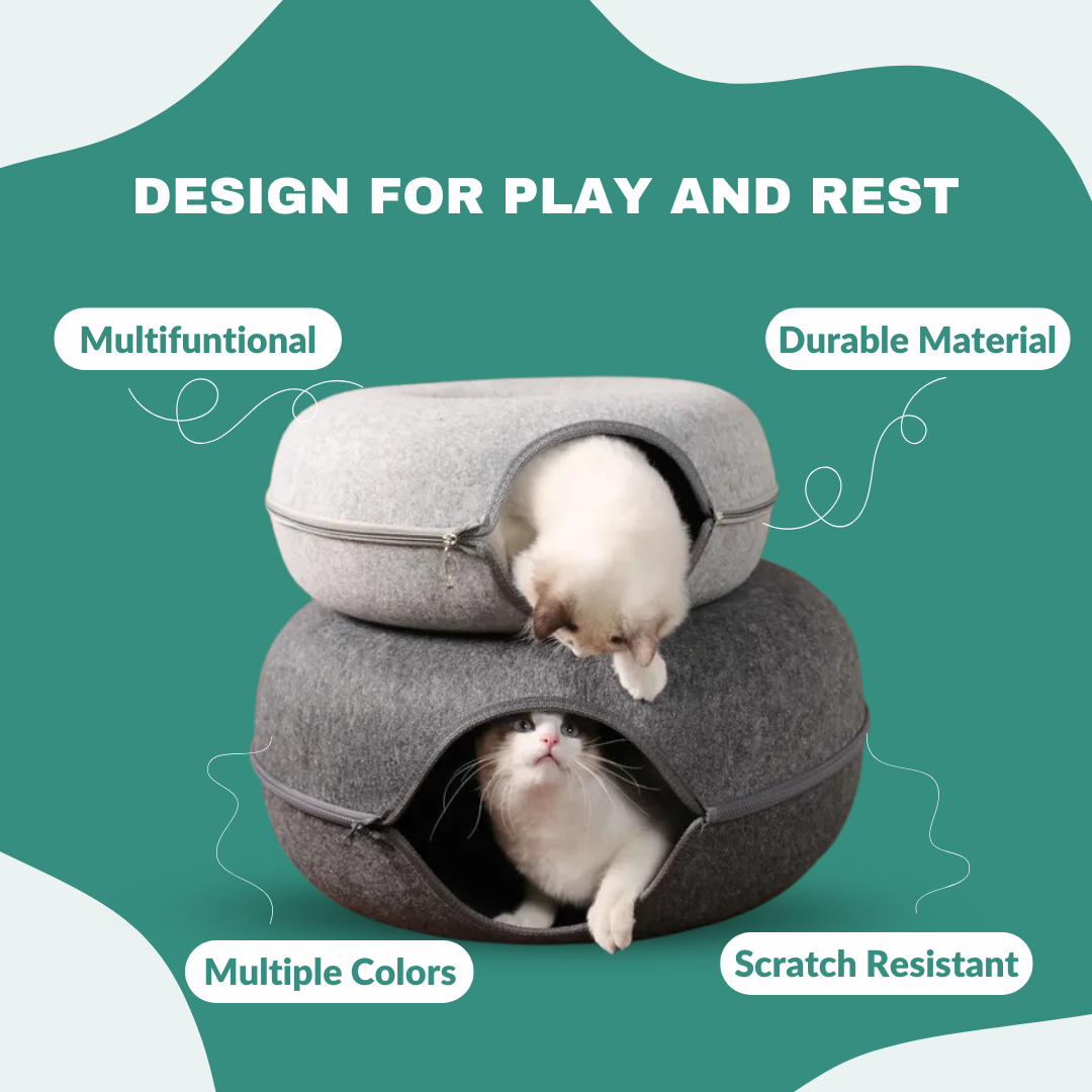 CatNap Donut Bed & Play Tunnel