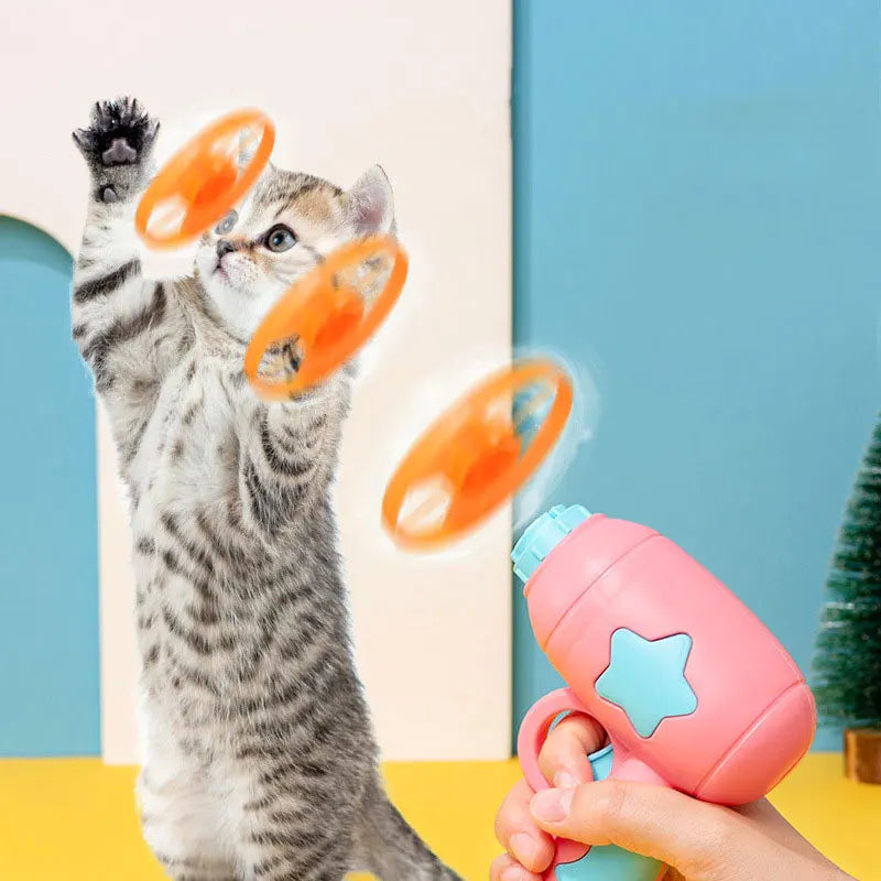 DiscLaunch - Interactive Cat Toy Set