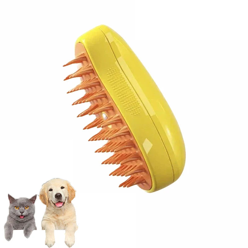 PawSteam - 3-in-1 Pet Grooming Brush