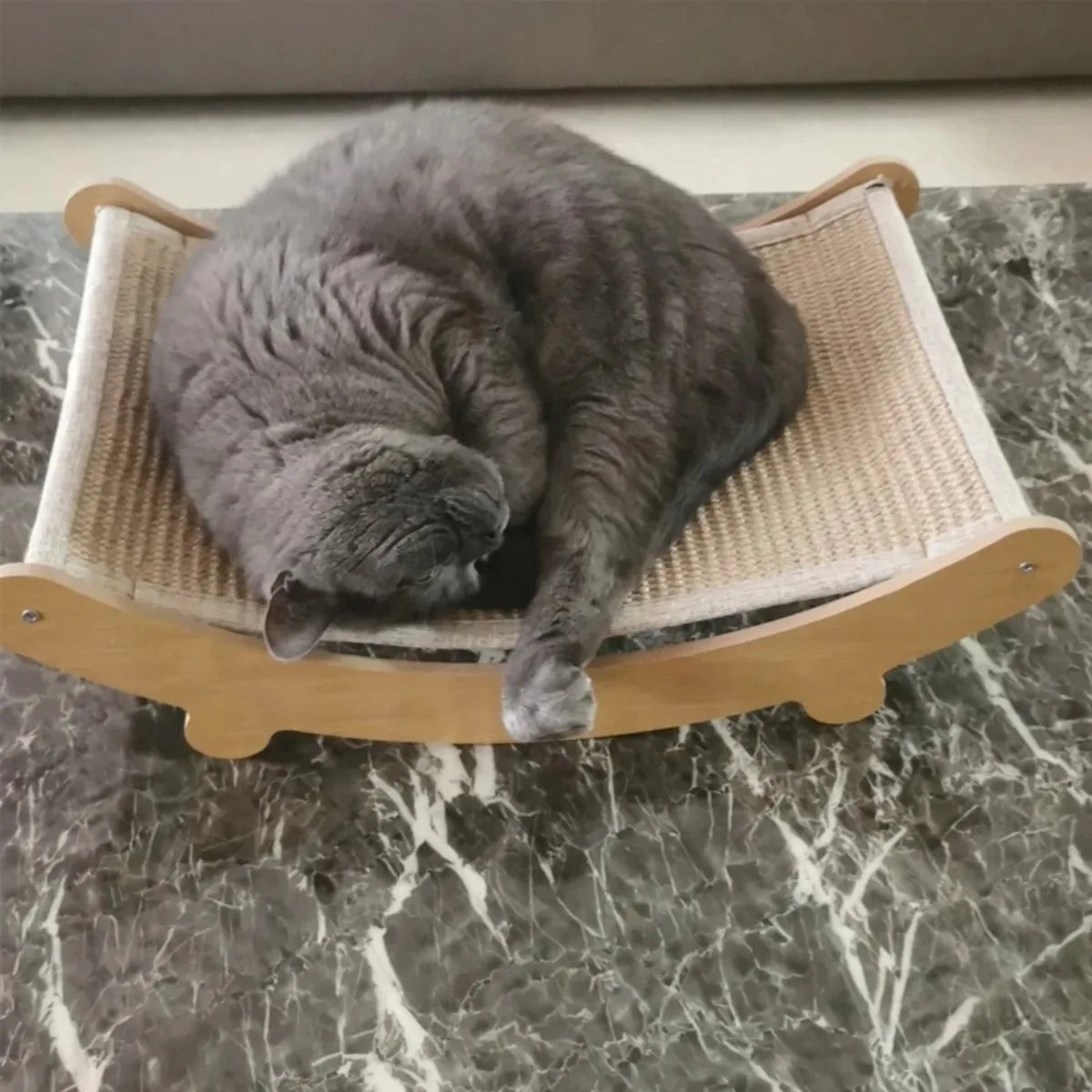 ScratchPad - Wooden Cat Scratcher & Bed
