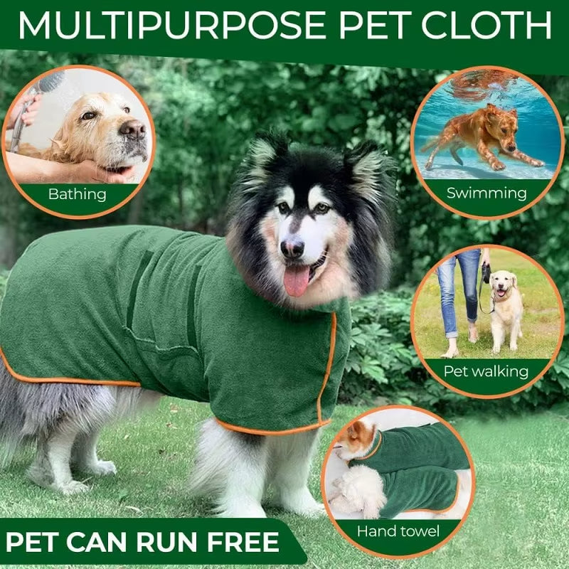 PawDry - Microfiber Pet Drying Coat
