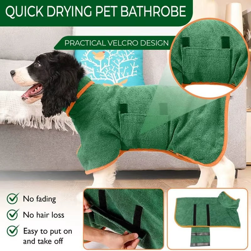 PawDry - Microfiber Pet Drying Coat