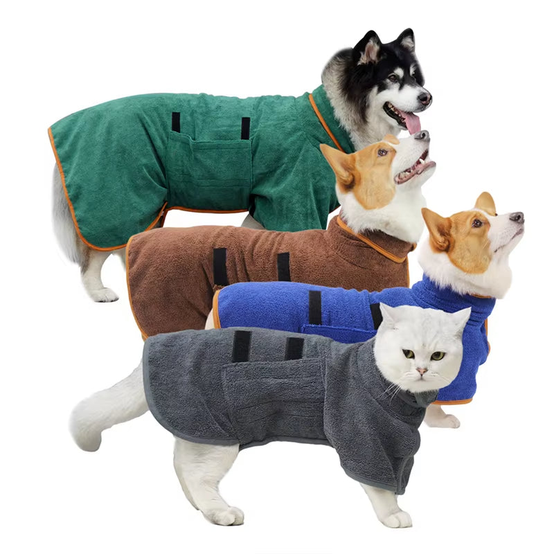 PawDry - Microfiber Pet Drying Coat