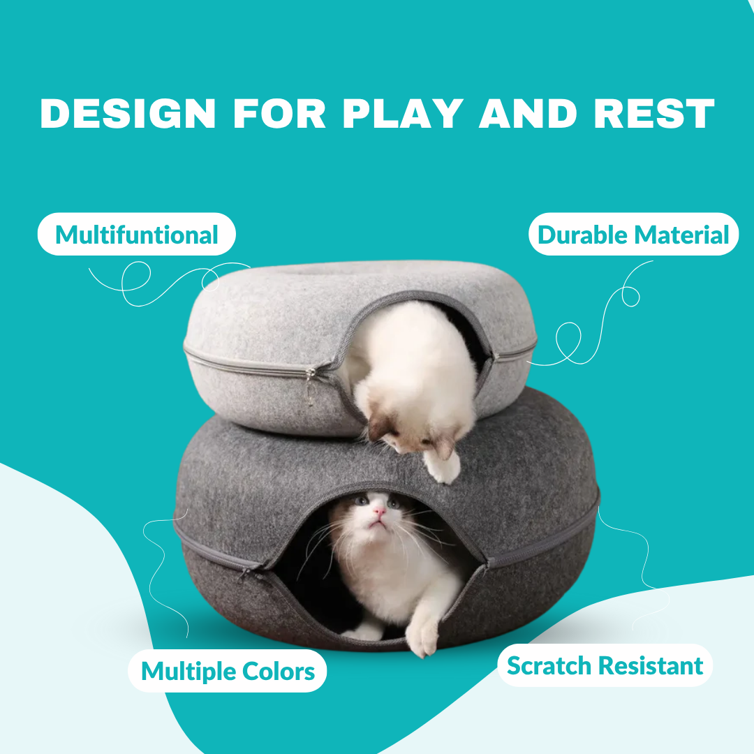 CatNap Donut Bed & Play Tunnel