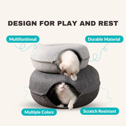 CatNap Donut Bed & Play Tunnel