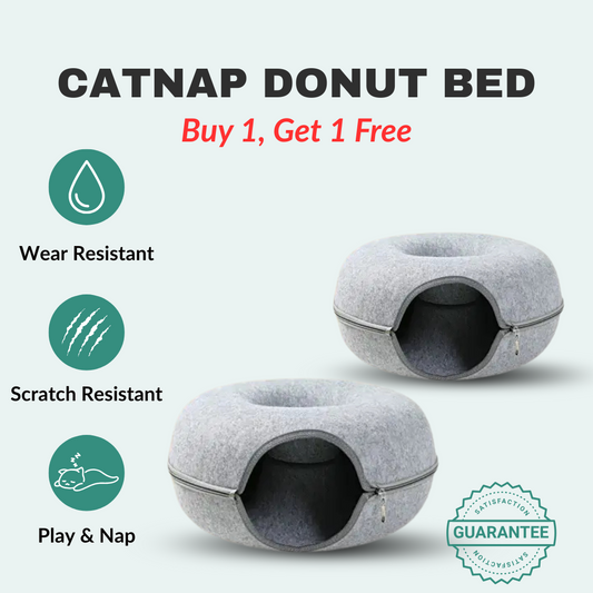CatNap Donut Bed & Play Tunnel | BOGO Offer