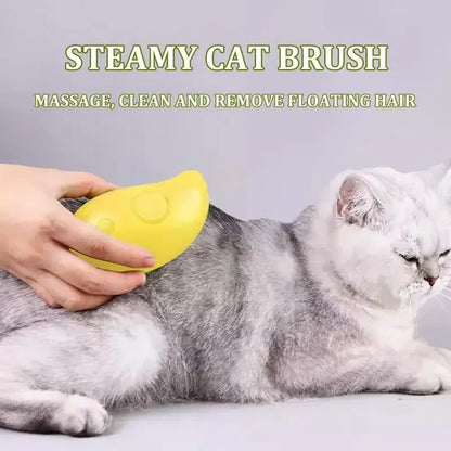 PawSteam - 3-in-1 Pet Grooming Brush