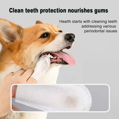 Pet Dental Finger Wipes (50-Pcs)