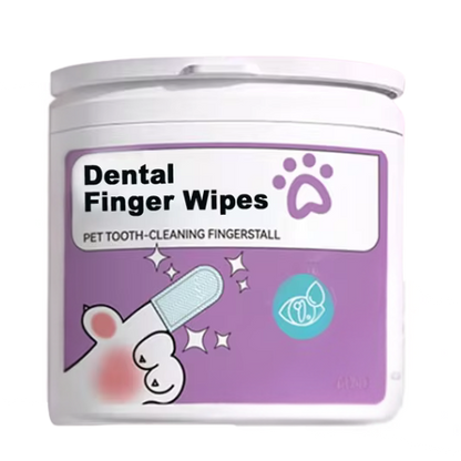 Pet Dental Finger Wipes (50-Pcs)