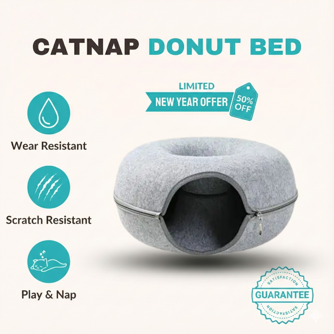 CatNap Donut Bed & Play Tunnel