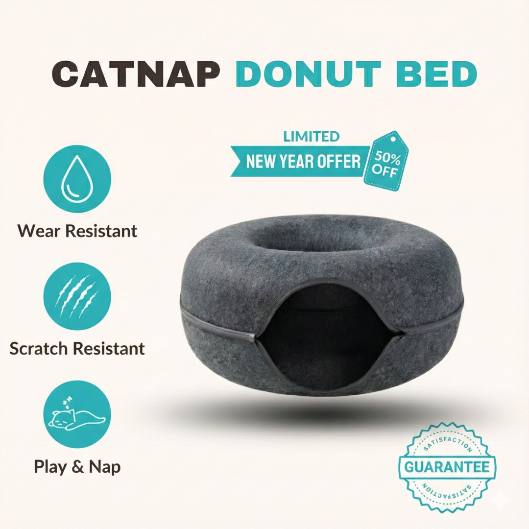 CatNap Donut Bed & Play Tunnel